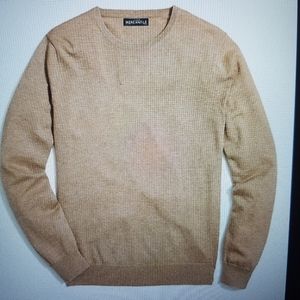 J. Crew merino wool blend camel sweater small